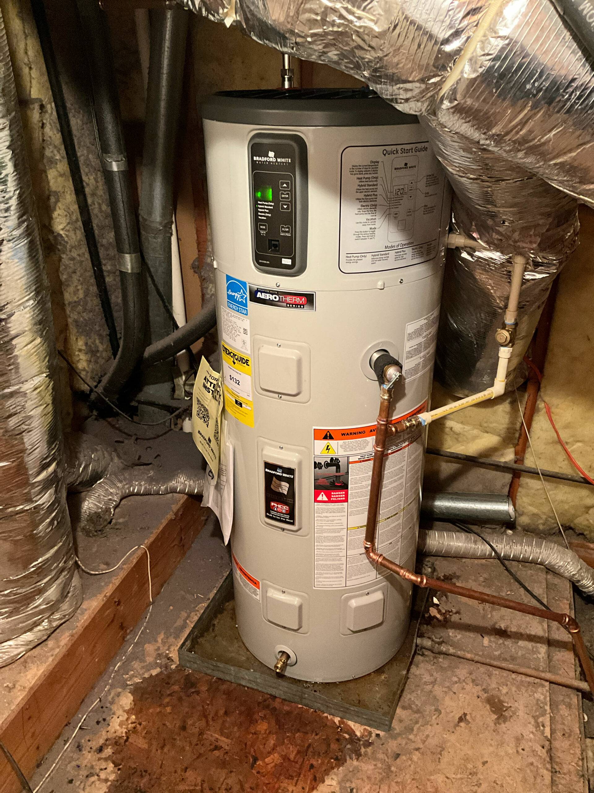 hybrid water heater installation in Dallas Fort Worth