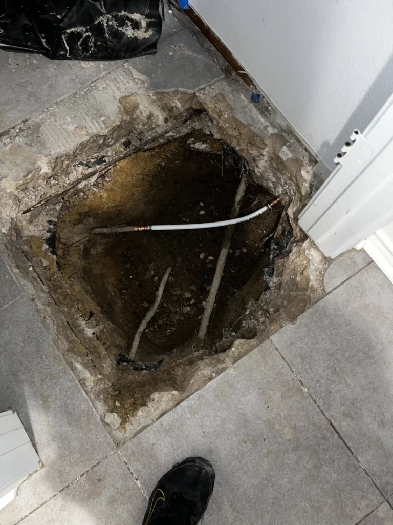 slab leak repair near me dallas fort worth